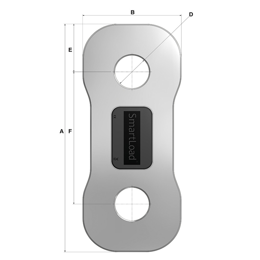 35 Tonne load link front view